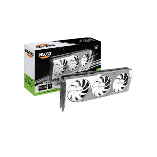 Card màn hình INNO3D GeForce RTX 5070 Ti X3 OC WHITE
