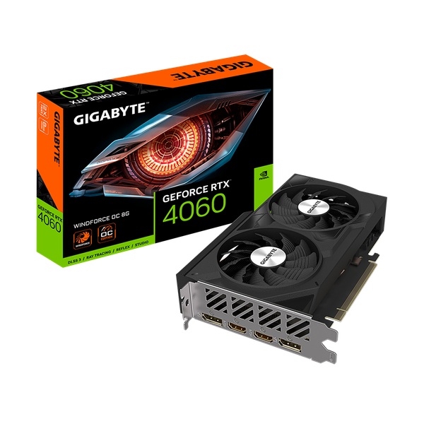 Card màn hình NVIDIA GeForce RTX 4060 Gigabyte WindForce OC