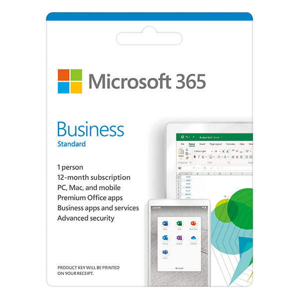 Phần mềm Microsoft 365 Bus Std Retail All Lng APAC EM SubPKL 1YR Onln DwnLd NR ( chưa phí cài đặt )