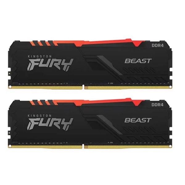 Ram DDR4 Kingston 16GB 3200Mhz HyperX Fury Beast RGB
