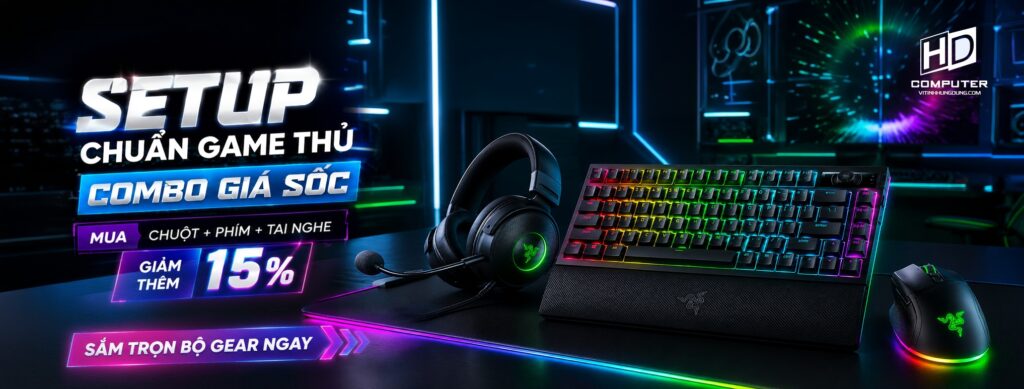 Setup chuẩn game thủ combo gia gốc