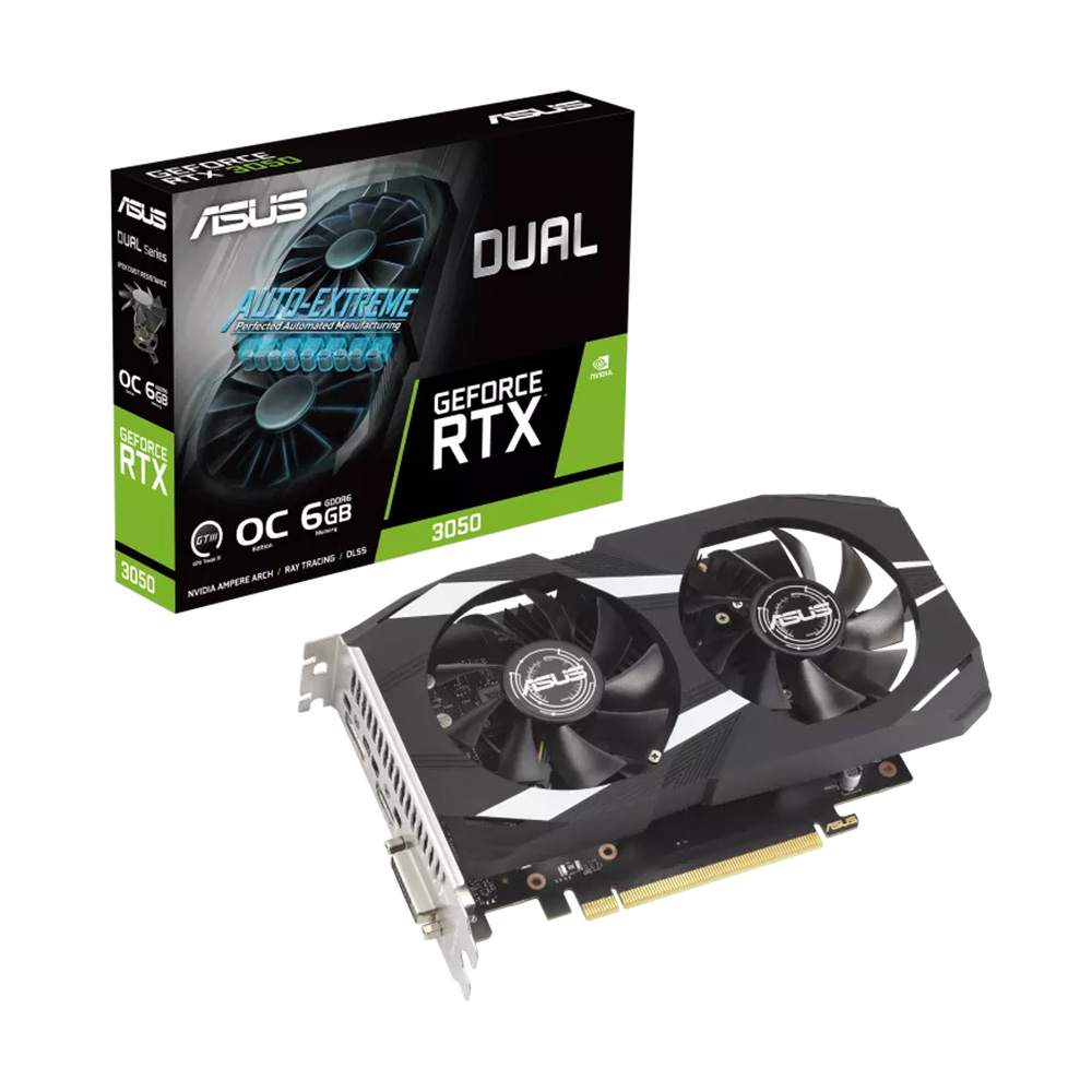 VGA Asus Dual RTX 3050 OC 6GB